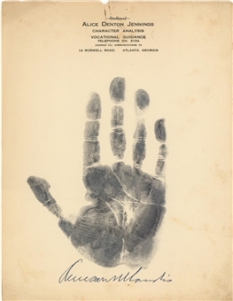 Kenesaw Landis Signed Hand-Print Letter (PSA/DNA)